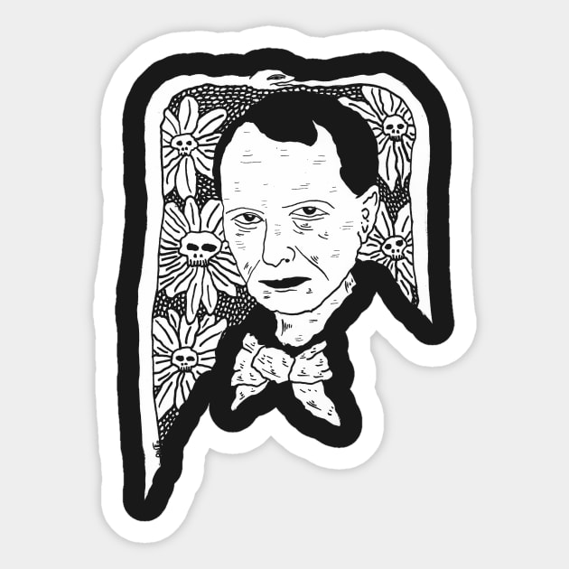 Baudelaire Sticker by AllieHartleyArt